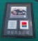 Jeff Gordon- Signed and Actual metal Sheet Piece - Raced Used - Framed