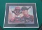 Dale Ernhardt, Sr. and Jr. - Signed Piece - Needs new glass