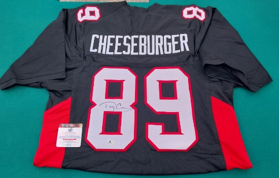 Terry Crews - Cheeseburger Cheeseburger - Longest Yard Signed Jersey - COA by GA