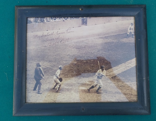Babe Ruth Autographed Photo