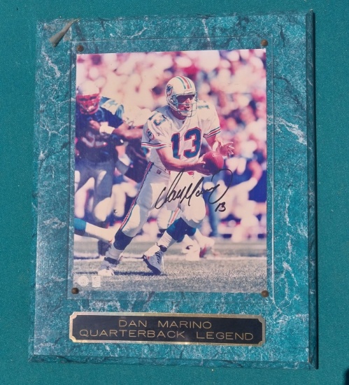 Dan Marino Signed Plaque - NFL Hall of Fame