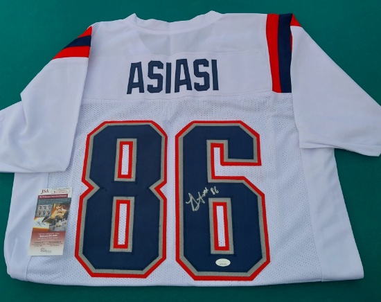 Devin Asiasi - New England Patriots - Signed Jersey - COA by JSA