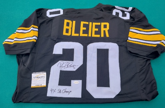 Rocky Bleier - Pittsburgh Steelers - 4 time Super Bowl Champion- COA by TSE - Jersey