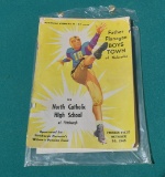 1949 Program  - Boystown of Nebraska vs North Catholic High School of Pittsburgh