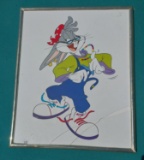 Bugs Bunny Framed Piece needs glass