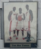 Lebron James, Wade and Bosh - The Big Three - Plaque
