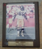 Eric Green - Pittsburgh Steelers - Signed photo Plaque