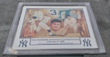 Babe Ruth - 100th Anniversary Commemorative =Feb.6,1995 -Framed