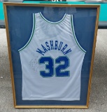 Jamal Mashburn - Kentucky Wildcats - Autographed Jersey - Framed