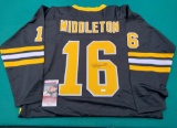 Rick Middleton - Boston Bruins - Autographed Jersey - COA by JSA