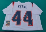 Dalton Keene -New England Patriot Autographed Jersey - COA by JSA -2020