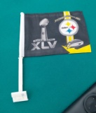 Super Bowl XLV Pittsburgh Steelers Team Flag