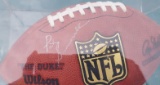 Pat Summerall - NFL Great and Broadcaster - Autographed Football with Holder