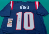 Damiere Byrd - New England Patriots - Autographed Jersey - COA by JSA