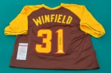 Dave Winfield - Baseball HOF - Autographed jersey - COA by JSA