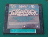 1997 Florida Marlins - World Champion Team Plaque