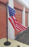 United States Flag with Metal Stand/Holder