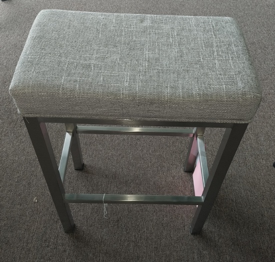 Stool with metal base