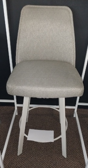 Trica Swivel Barstool - Grey on Grey