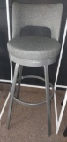 Spectator Height stools in Grey on Grey