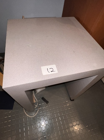Mica Parsons Table, 24" X 24" X 30" on Casters
