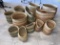 Miscellaneous Assorted Wicker Basket, Staggered Sizes