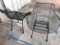 Black Metal Arm Chairs