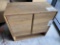 Oak Wood Cabinet with (2) Shelves, 16