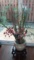 Oriental Pot with Flower and wooden base