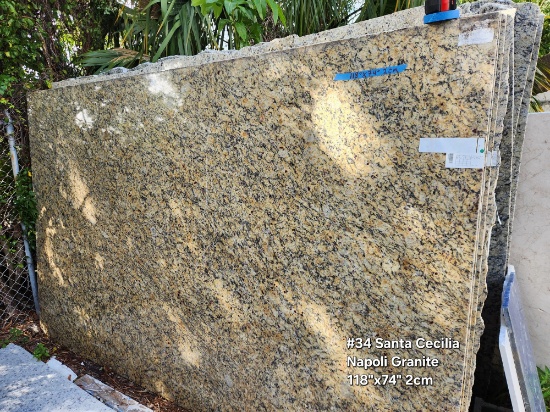 Santa Cecilia Napoli Granite 118' x 74" 2CM