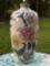 Hand-Painted Floral Ceramic Vase