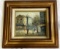 Small Vintage Street Scene Oil Painting - Signed