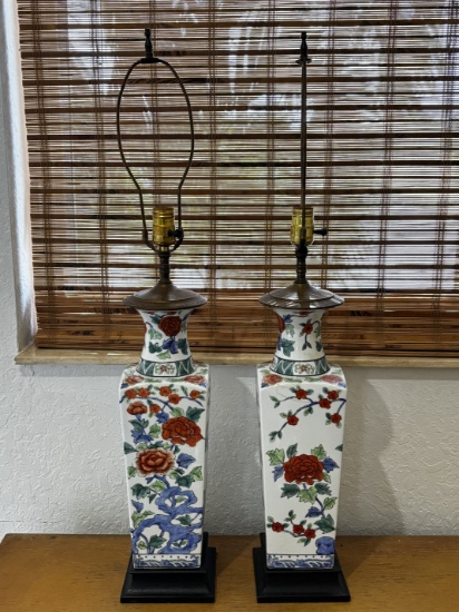 Asian-Inspired Ceramic Table Lamps