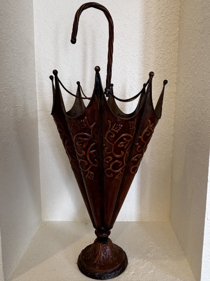 Vintage Metal Umbrella Stand