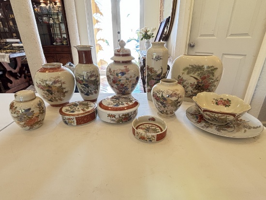 Satsuma-Style Decorative Ceramic Collection