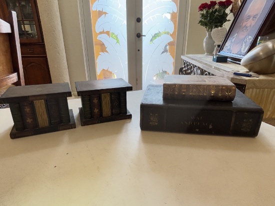 Decorative Faux Book Storage Set
