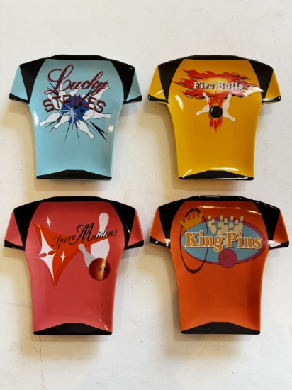 Colorful Vintage Bowling Plates