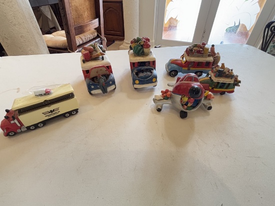 Hand-Painted Colombian Figurine Collectibles