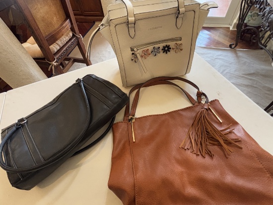 Liz Claiborne & Vegan Leather Handbags