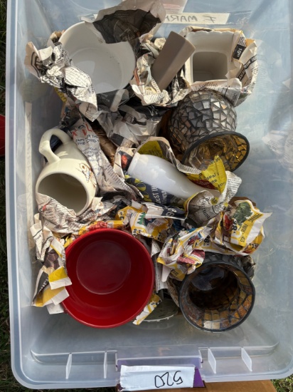 Mixed Ceramic Vase, Mugs, and Decor Lot