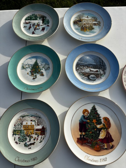 Avon Christmas Collectors Plates