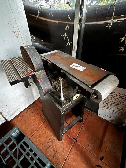 Belt Sander on Stand â€“ Heavy Duty