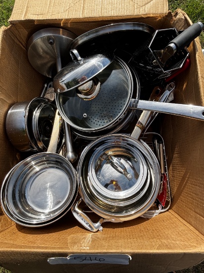 Stainless Steel Cookware Set â€“ Mixed Lot