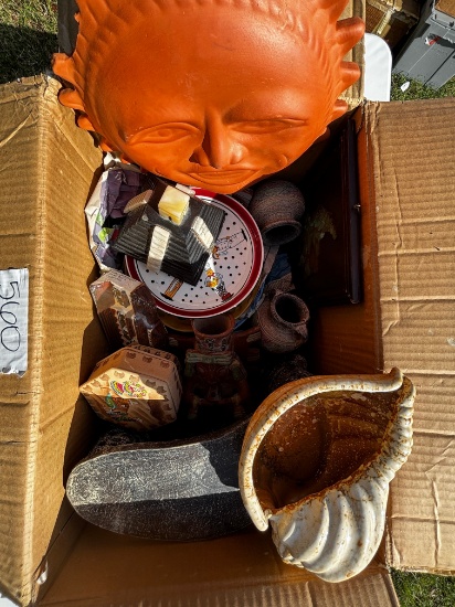 Terracotta Sun Face & Mexican Pottery Collection
