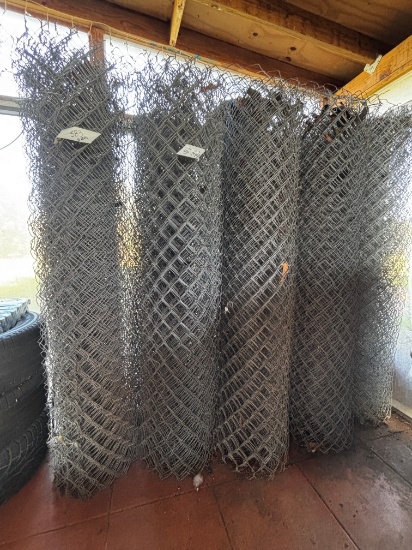 Rolls of Chain Link Fence