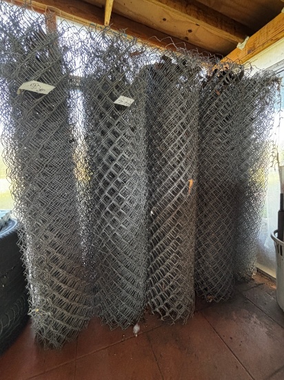 Rolls of Chain Link Fence & Caps