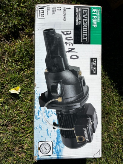 Everbilt Jet Pump - 1 HP - New in Box