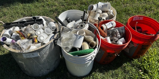 Buckets of PVC Fittings and Tools