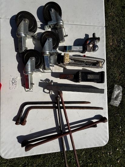 Heavy-Duty Casters and Metal Hardware Assortment