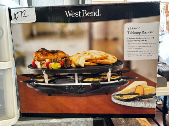 West Bend 8-Person Tabletop Raclette